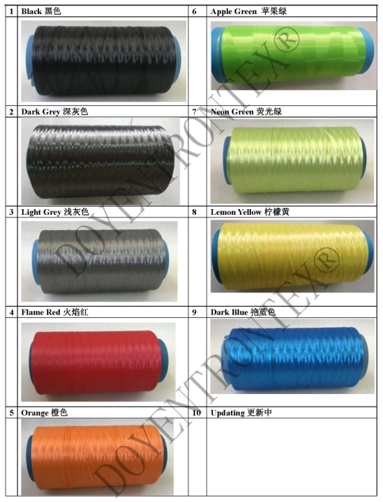 UHMWPE/Hmpe 1500d Fiber for Cordage/Ropes/Slings Tyz-PE-C99