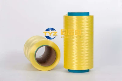 400d UHMWPE hilo de color amarillo limón/fibra amarilla dorada para textiles