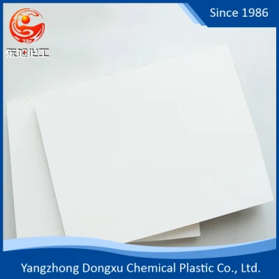 Hoja de UHMWPE de plástico blanco