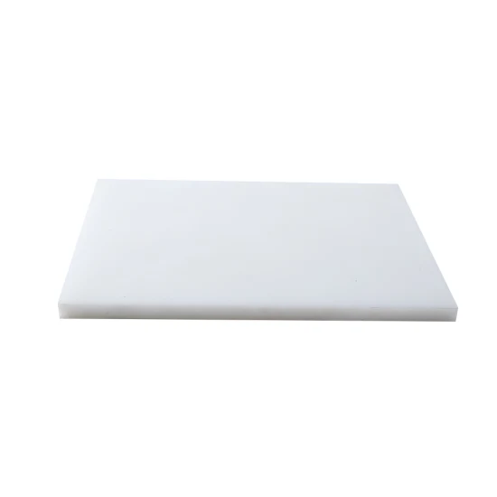 Prensas moldeadas Hoja de HDPE UHMWPE, Hoja termoplástica de HDPE blanco puro