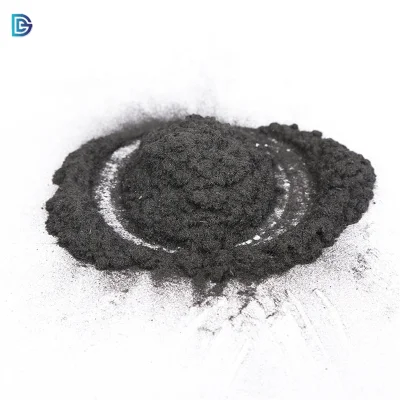 Polvo de fibra de carbono de fábrica de China, fácil dispersión en solvente Buena conductividad térmica y eléctrica Polvo de fibra de carbono para aplicaciones de refuerzo de plástico